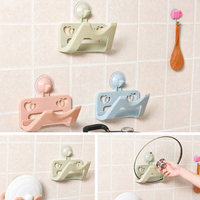 Removable Suction Wall Rack Storage Holder Organizer Cup Holder Kitchen Gadget