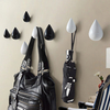 Resin Water Drop Shaped Cloth Coat Hooks Hang Hook Towel Hooks Decoration