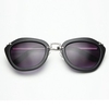 Retro Cat Eye Shades Cool Round Metal Frame Sunglasses