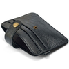 Retro Genuine Leather Men Women Card Holder Portable Purses