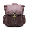 Retro Pumping Belt Women PU Leather Backpack