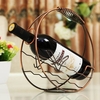 Retro Round Wine Champange Bottle Rack Holder European Style Home Decoration
