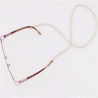 Retro Vintage Pearl Beaded Eyeglass Eyewears Sunglasses Reading Glasses Chain Cord Holder