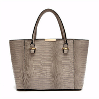 Retro Women Alligator Pattern Leather Handbag