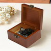 Retro Wooden Wind Up Music Box Christmas Birthday Gift Present Bedroom Living Room Home Decor