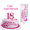 Reusable Stencil Airbrush Painting Art DIY Home Decor Album Craft Craft Craft Cake Spray Pattern