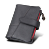 RFID 10 Card Holders Vintage Genuine Leather Coin Bag Casual Wallet For Men