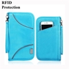 RFID Antimagnetic Nylon Waterproof Card Holder Passport Bag Travel Storage Bag