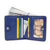 RFID Antimagnetic Thin Genuine Leather Purse Card Holder Coin Bags Short Wallet