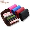 RFID Microfiber Leather Multi-slots 13 Card Slots Card Holder Pure Coin Bags