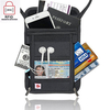 RFID Women Nylon Stylish Abroad Passport Bags Travel Hanging Neck Card Holders