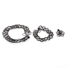Rock Collar Black Pattern Tattoo Elastic Plastic Ring Bracelet Necklace