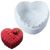 Romantic Hearts Silicone Cake Mold Hand In Hand Baking Pan Wedding Cake DIY Baking Decorating Tools