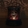 Romantic LED Lovers Lamp With Music Auto Rotate Projector Night Lamp Decor