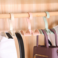 Rotatable Bag Shelves Hooks Wardrobe Scarves Racks Hanging Clothes Tie Holder Coat Hooks Towel Hooks