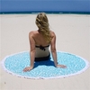 Round Beach Scarf Sun Protection Shawl Towel Tapestry Wall Hanging Throw Yoga Mat