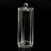 Round Clear Acrylic Cotton Pad Organizer Cosmetic Display Storage Holder