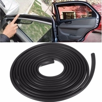 Rubber Black Car Door Edge Guard Moulding Trim DIY Protector Strip