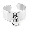 S925 Opening Ring Door Buckle Adjustable Finger Women Ring