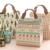 SaicleHome Hand-held Lunch Tote Bag Picnic Cooler Insulated