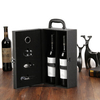 SaicleHome Leather Double Red Wine Storage Box Luxurious Life Gifts Wine Long Storage Containers