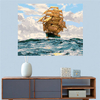 Sailing Ship Dimensions DIY Paint By Number Kit Canva Painting Bedroom Living Room Hime Decor