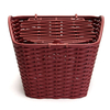 Scooter Bike Plastic Wicker Storage Baskets Weaving Basket Removable Shopping Storage Holder