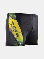 Sexy Beach Swimming Quick Drying High Elastic Boxers Trunks for Men