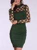 Sexy Bodycon Hollow Long Sleeve Mini Dress For Women