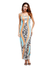 Sexy Bohemian Leopard Printed Slim O-Neck Maxi Dress