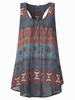 Sexy Bohemian Printed Sleeveless Chiffon Tank Tops