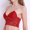 Sexy Bralettes Plunge Seamless Lace-trim Camisole Unlined Bras