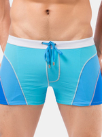 Sexy Breathable Beach Swimming Surf Mixed Colors Boxers Trunks for Men