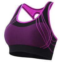 Sexy Breathable Cooldry No Rims Sports Bras Quick-dry Hollow Back Yoga Bra