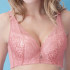 Sexy Breathable Deep Plunge Lace-trim Soft Wireless Bras