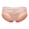 Sexy Breathable Modal Magnet Therapy Lace-trim Panties Mid Waist Underwear For Women