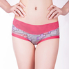 Sexy Breathable Seamless Modal Printing Panties Low Waist Underwear For Women