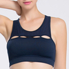 Sexy Breathable Shockproof Hollow Wireless Y Shape Back Quick-dry Yoga Sport Bras