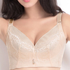 Sexy Breathable Soft Lightly Lined Lace Wireless Gather Adjustable Bras