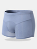 Sexy Breathable U Convex Modal Solid Color Boxer Underwear for Men