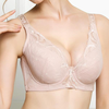 Sexy Breathable Underwire Lace-trim Lightly Lined Push Up Gather Bras