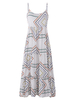 Sexy Casual Women Printed Spaghetti Strap Maxi Dresses