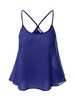 Sexy Chiffon Backless Cami O-neck Tank Tops For Women