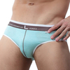 Sexy Cotton Breathable Solid Color U Convex Briefs Underwear for Men