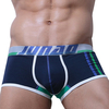Sexy Cotton Patchwork Low Waist Breathale Boxer Underwear for Men