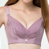 Sexy Deep Plunge Adjustable Soft Wireless Gahter Bra