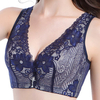 Sexy Deep Plunge Push Up Lightly Lined Breathable Embroidered Bras