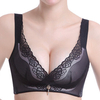 Sexy Deep Plunge Push Up Wireless Lace-trim Breathable Bras