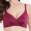 Sexy Deep Plunge Soft Seamfree Silk Wireless Comfortable Breathable Bra