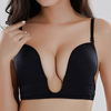 Sexy Deep Plunge Wireless Push Up Multi-ways Wear Straps Bras